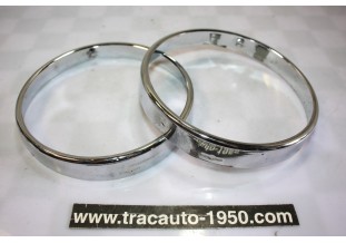 PAIRE DE CERCLAGE DE PHARES HELLA/BOSCH Ø/145mm...BMW E30 E21 E28 E34