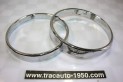 PAIRE DE CERCLAGE DE PHARES HELLA/BOSCH Ø/145mm...BMW E30 E21 E28 E34