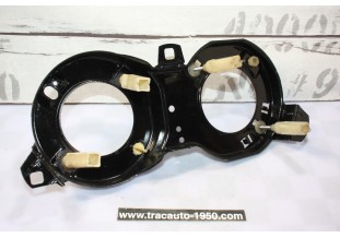 SUPPORT METAL DE DOUBLE OPTIQUES DE PHARE DROIT...BMW E30 S1 PHASE 1