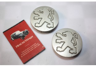 2 CENTRES DE ROUE PEUGEOT 962968077 Ø/60mm...PEUGEOT DIVERS