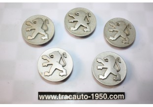LOT DE 5 CENTRES DE ROUE PEUGEOT 9622199277 Ø/60mm...PEUGEOT DIVERS