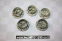 LOT DE 5 CENTRES DE ROUE PEUGEOT 9622199277 Ø/60mm...PEUGEOT DIVERS