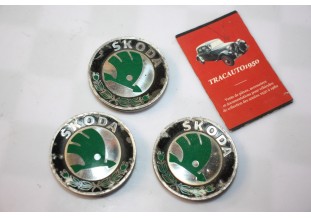 3 CENTRES DE ROUE SKODA 100601149 Ø/56mm...SKODA DIVERS