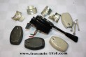 LOT DE PIECES DE COMMODO DE CLIGNOTANT...CITROEN 2CV MEHARI
