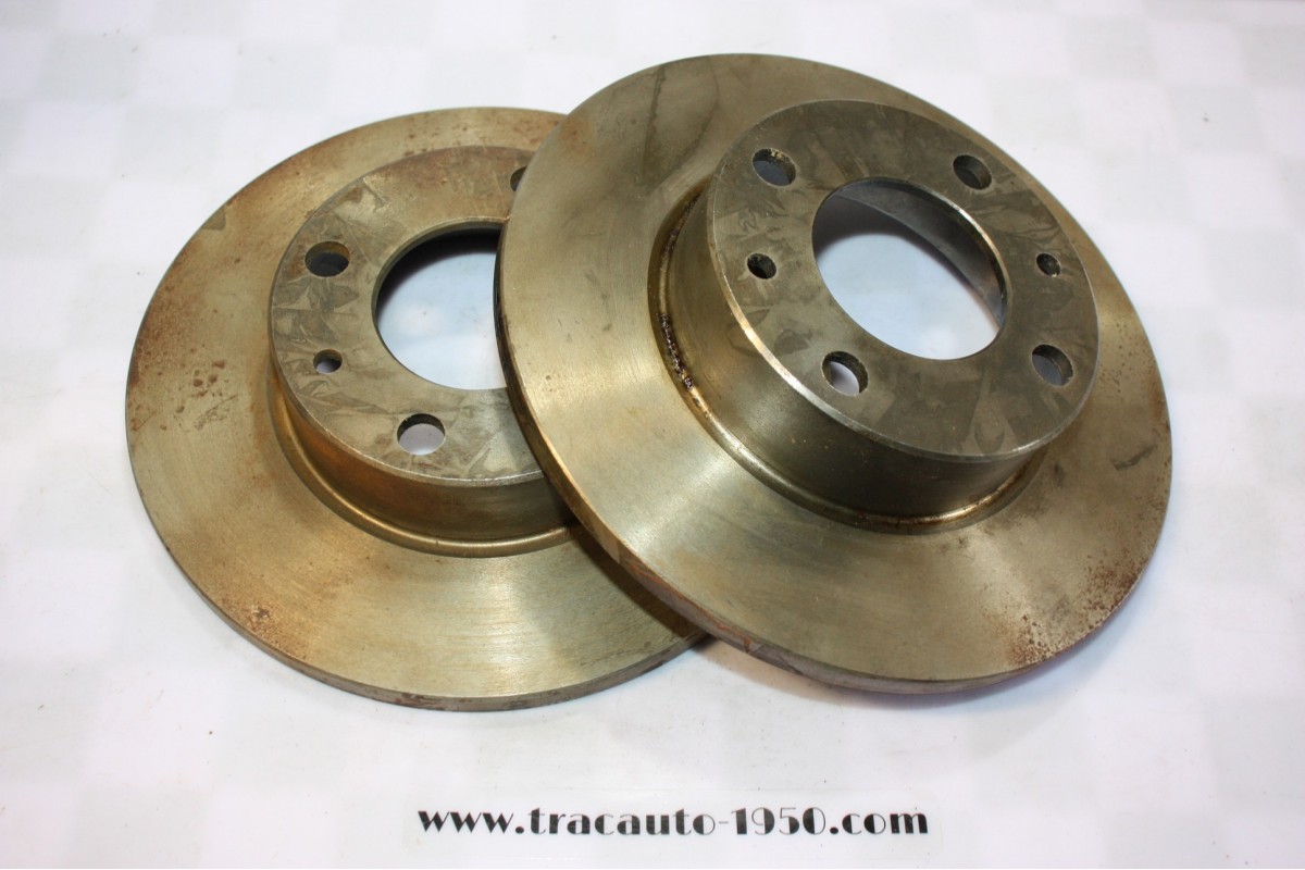 PAIRE DE DISQUE DE FREINS AV/AR Ø 227mm...FIAT LANCIA AUTOBIANCHI