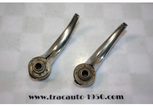 PAIRE DE POIGNEES DE PORTES INTERIEURES AV/AR...PEUGEOT 403