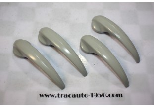 JEU DE 4 POIGNEES DE PORTES INTERIEURES GRISES...PEUGEOT 203 403
