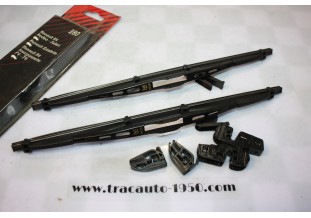 2 BALAIS D'ESSUIE GLACE SEV MARCHAL M28 L/280mm...RENAULT R4 ET DIVERS