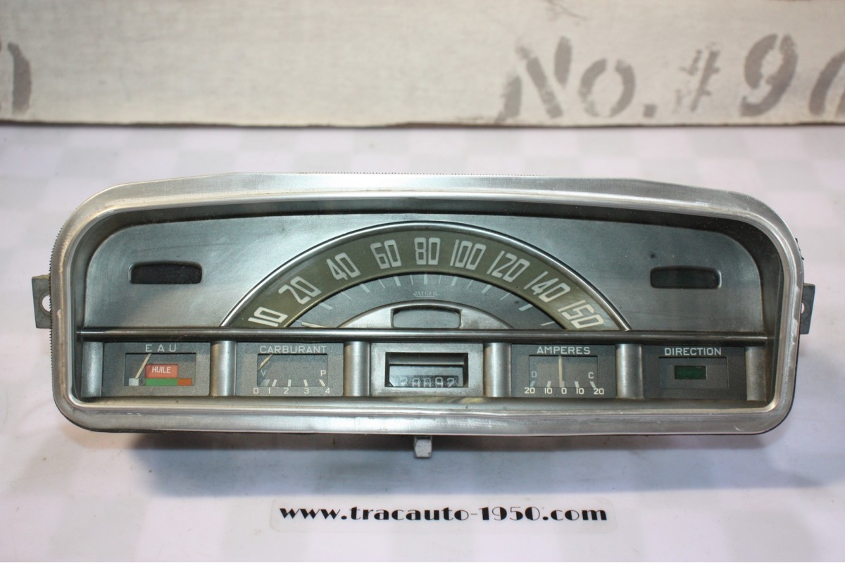 COMBINE BLOC COMPTEUR 12V JAEGER 150km/h...PEUGEOT 403