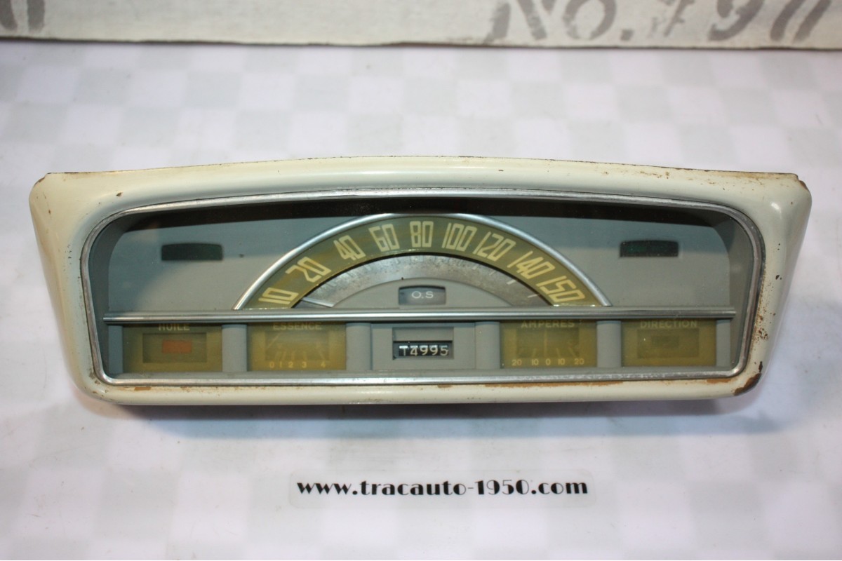 COMBINE BLOC COMPTEUR 12V OS 150km/h...PEUGEOT 403
