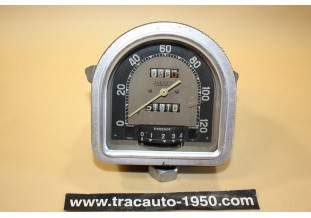 COMBINE BLOC COMPTEUR 6V JAEGER 120km/h...RENAULT 4CV 1947/1951