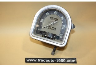COMBINE BLOC COMPTEUR 6V JAEGER 120km/h...RENAULT 4CV 1947/1951
