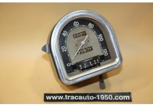COMBINE BLOC COMPTEUR 6V JAEGER 120km/h...RENAULT 4CV 1947/1951