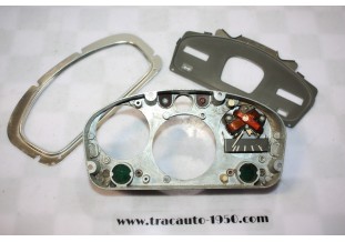 BOITIER /FACADE + RECEPTEUR D'ESSENCE DE COMPTEUR JAEGER...RENAULT 4CV 1956/61