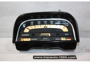 COMBINE BLOC COMPTEUR 6V JAEGER 130km/h...RENAULT DAUPHINE R1090