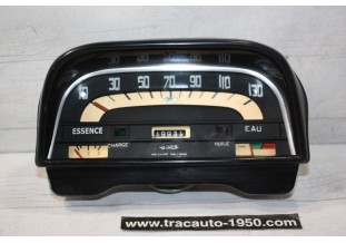 COMBINE BLOC COMPTEUR 6V JAEGER 130km/h...RENAULT DAUPHINE R1090