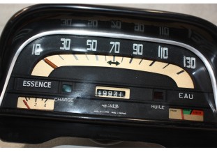COMBINE BLOC COMPTEUR 6V JAEGER 130km/h...RENAULT DAUPHINE R1090