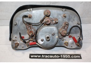 COMBINE BLOC COMPTEUR 6V JAEGER 130km/h...RENAULT DAUPHINE R1090