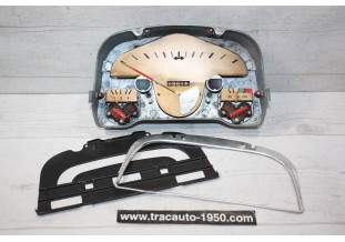 COMBINE BLOC COMPTEUR 6V JAEGER 130km/h INCOMPLET...RENAULT DAUPHINE R1090
