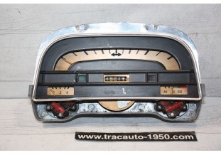 COMBINE BLOC COMPTEUR 6V JAEGER 130km/h INCOMPLET...RENAULT DAUPHINE R1090