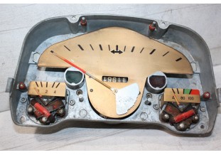 COMBINE BLOC COMPTEUR 6V JAEGER 130km/h INCOMPLET...RENAULT DAUPHINE R1090