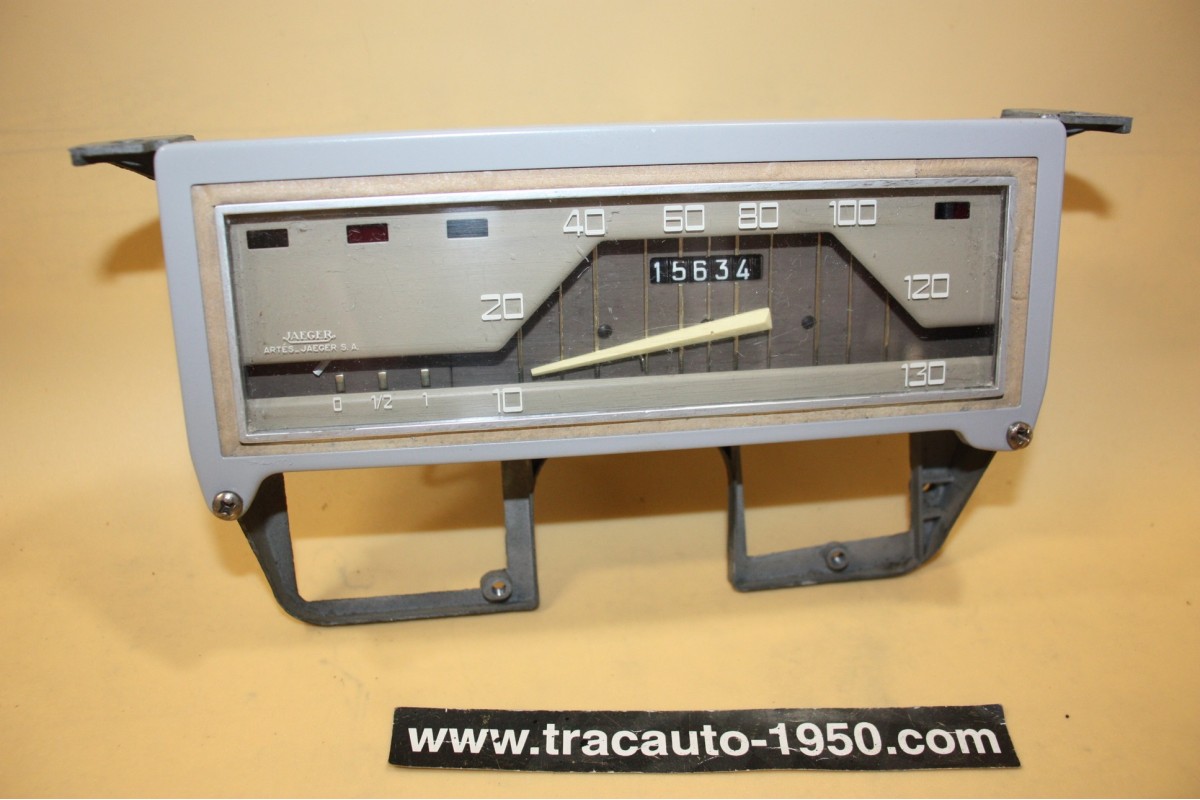 COMBINE BLOC COMPTEUR 12V JAEGER 130 KM/H...RENAULT R4 4L après 1967