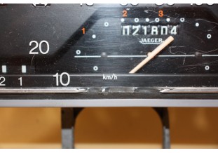 COMBINE BLOC COMPTEUR 12V JAEGER 140 KM/H...RENAULT R4 4L 1975/82
