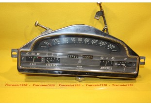 COMBINE BLOC COMPTEUR BITOTALISATEUR JAEGER 160 km/h 6V...RENAULT FREGATE 1956/58