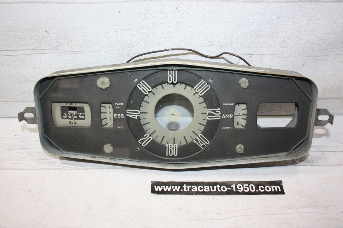 BLOC COMPTEUR INCOMPLET JAEGER 6v 160km/h...RENAULT FREGATE 1952/1955