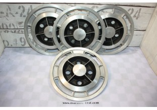 JEU DE 4 ENJOLIVEURS DE ROUE Ø/260mm...TRIUMPH ROVER FIAT PEUGEOT...