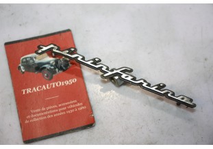 MONOGRAMME  "PININFARINA"  L/125mm...PEUGEOT DIVERS