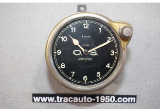 MONTRE DE BORD OS MECANIQUE 8 JOURS Ø 90mm...AUTOS AVANT GUERRE COLLECTION