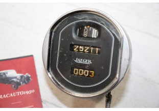COMPTEUR DE VITESSE ET KM JAEGER 120 km/h...AUTOS ANCIENNES AV GUERRE