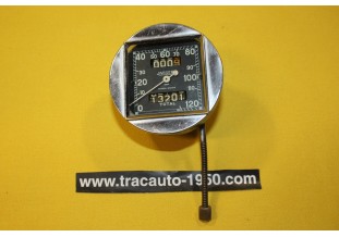 COMPTEUR DE VITESSE ET KM JAEGER 130km/h...RENAULT VIVA NERVA PRIMA ??