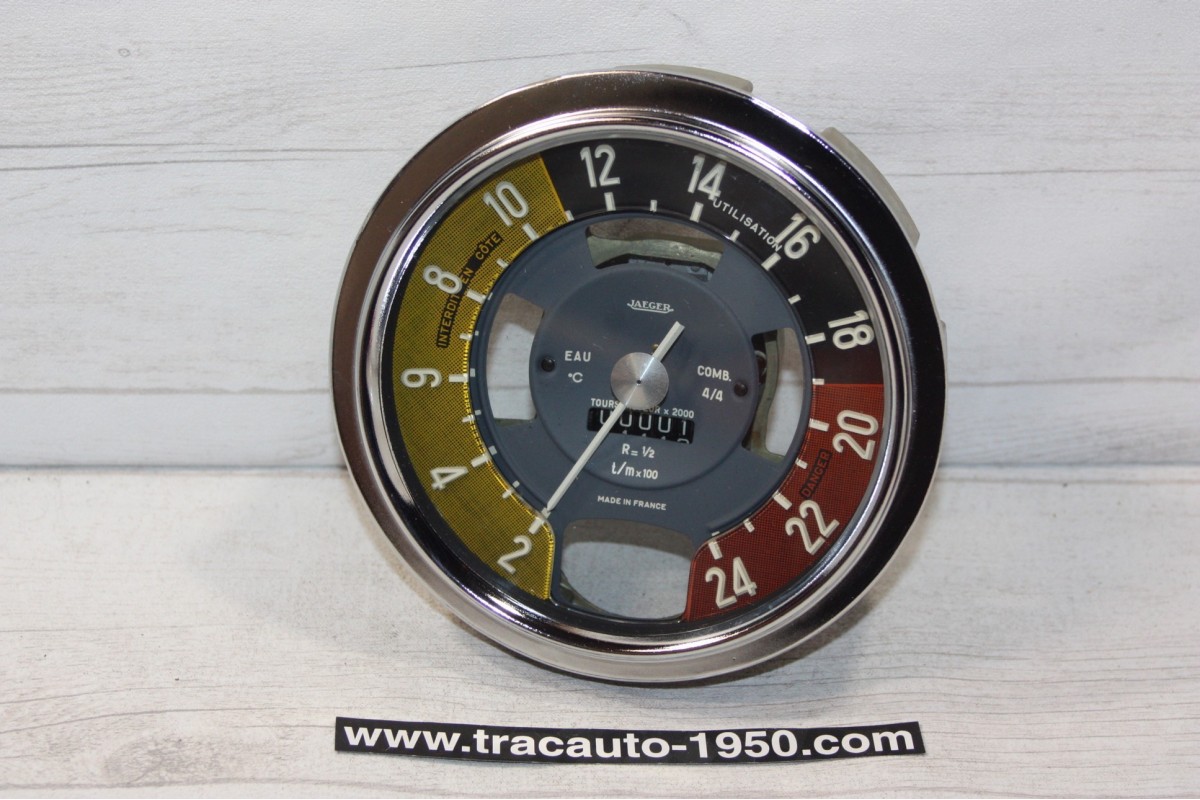 COMBINE BLOC COMPTE TOURS JAEGER 078447/01 24V...CAMIONS AUTOCARS BERLIET SAVIEM...