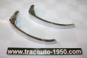 PAIRE DE POIGNEES DE PORTES EXTERIEURES AV/AR...RENAULT 4CV DAUPHINE