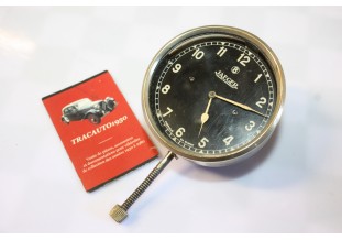 MONTRE DE BORD JAEGER 8 JOURS Ø/80mm...AUTOS ANCIENNES COLLECTIONS