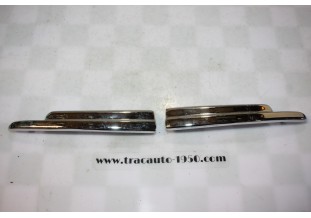 JEU DE BARETTES ENJOLIVEURS DE CAPOT AVANT...RENAULT 4CV