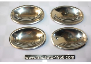 JEU DE COQUILLES ENJOLIVEURS DE PROTECTION DE POIGNEE DE PORTES...RENAULT 4CV