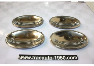 JEU DE COQUILLES ENJOLIVEURS DE PROTECTION DE POIGNEE DE PORTES...RENAULT 4CV