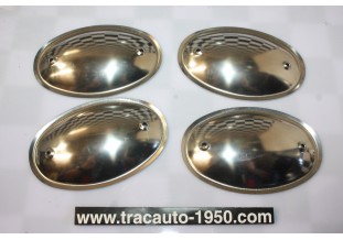 JEU DE COQUILLES ENJOLIVEURS DE PROTECTION DE POIGNEE DE PORTES...RENAULT 4CV