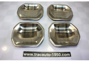 JEU DE 4 COQUILLES ENJOLIVEURS DE PROTECTION DE POIGNEES DE PORTE...RENAULT R5 R7