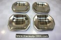 JEU DE 4 COQUILLES ENJOLIVEURS DE PROTECTION DE POIGNEES DE PORTE...RENAULT R5 R7