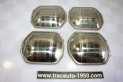 JEU DE 4 COQUILLES ENJOLIVEURS DE PROTECTION DE POIGNEES DE PORTE...RENAULT R5 R7