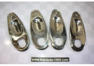 JEU DE 4 COQUILLES ENJOLIVEURS DE POIGNEES DE PORTES...CITROEN ID DS PALLAS