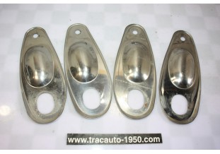 JEU DE 4 COQUILLES ENJOLIVEURS DE POIGNEES DE PORTES...CITROEN ID DS PALLAS