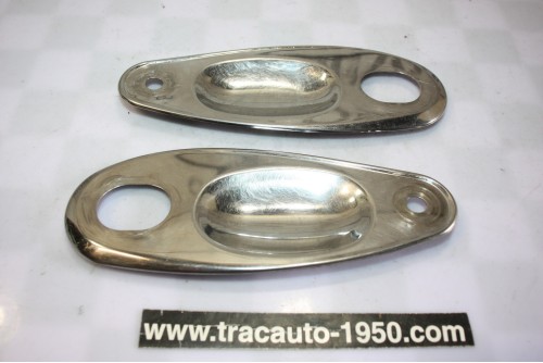 JEU DE 2 COQUILLES ENJOLIVEURS DE PROTECTION DE POIGNEE DE PORTE...CITROEN ID DS