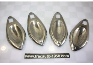 JEU DE 4 COQUILLES ENJOLIVEURS DE POIGNEES DE PORTES...CITROEN ID DS PALLAS