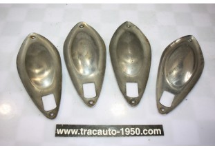 JEU DE 4 COQUILLES ENJOLIVEURS DE POIGNEES DE PORTES...CITROEN ID DS PALLAS