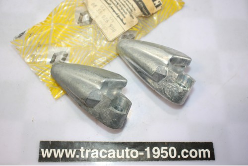 PAIRE DE DEMI CHARNIERES DE GIRAFON L/80mm...RENAULT R4 F4